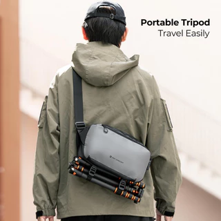 กระเป๋ากล้อง K&F คาดอกคาดไหล่ 2 in 1 Camera DSLR Backpack Portable Bag