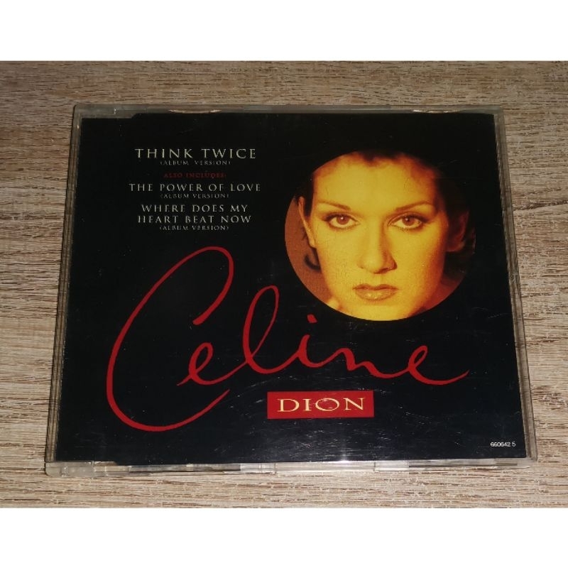 Celine Dion ซีดี CD Single Think Twice UK Edition