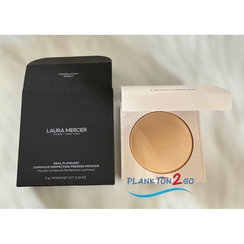 Laura Mercier Real Flawless Luminous Perfecting Pressed Powder สี Translucent 7g ผลิต7/22 No Puff แป