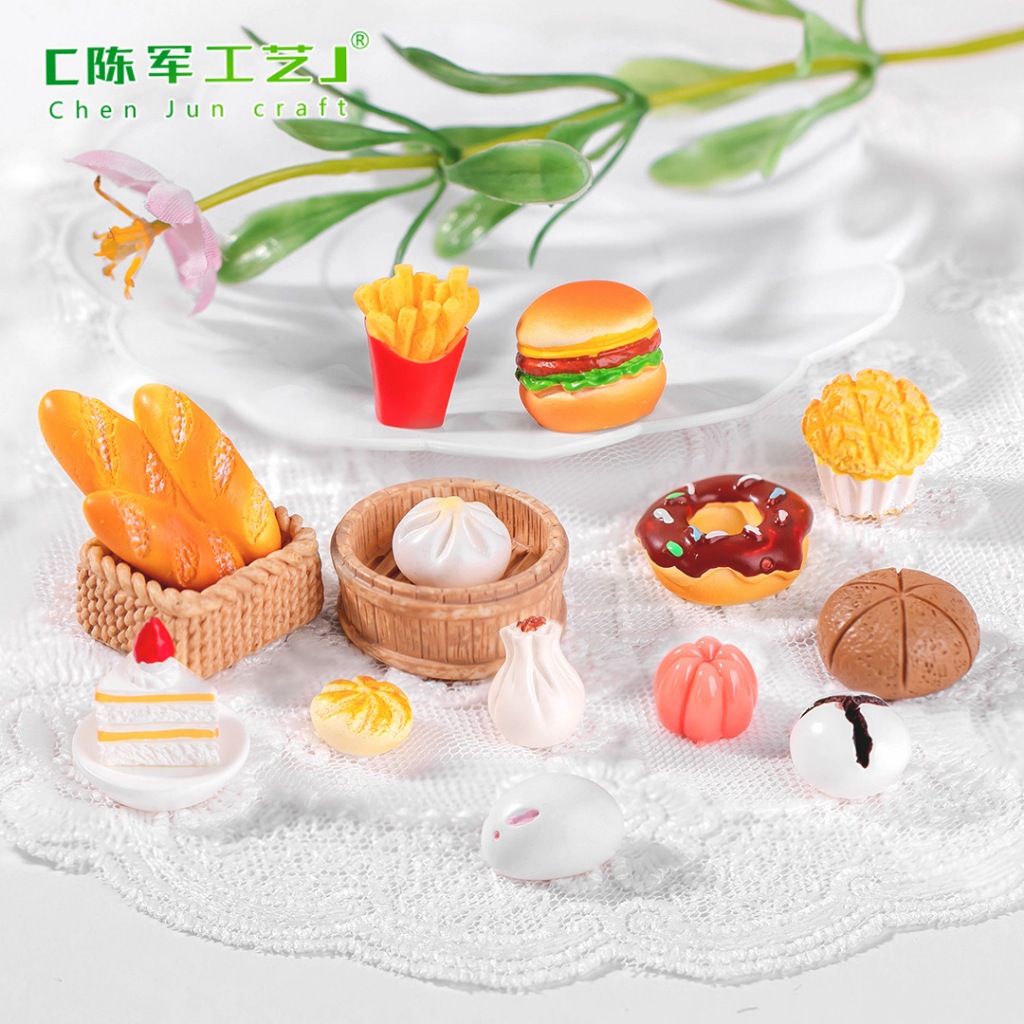 A022 ขนมจิ๋ว (ชุด 27 ชิ้น) ตกแต่งโต๊ะทำงาน แต่งสวนถาด, บ้าน, ของเล่นเด็ก, เป็นของขวัญ ส่งจากไทย