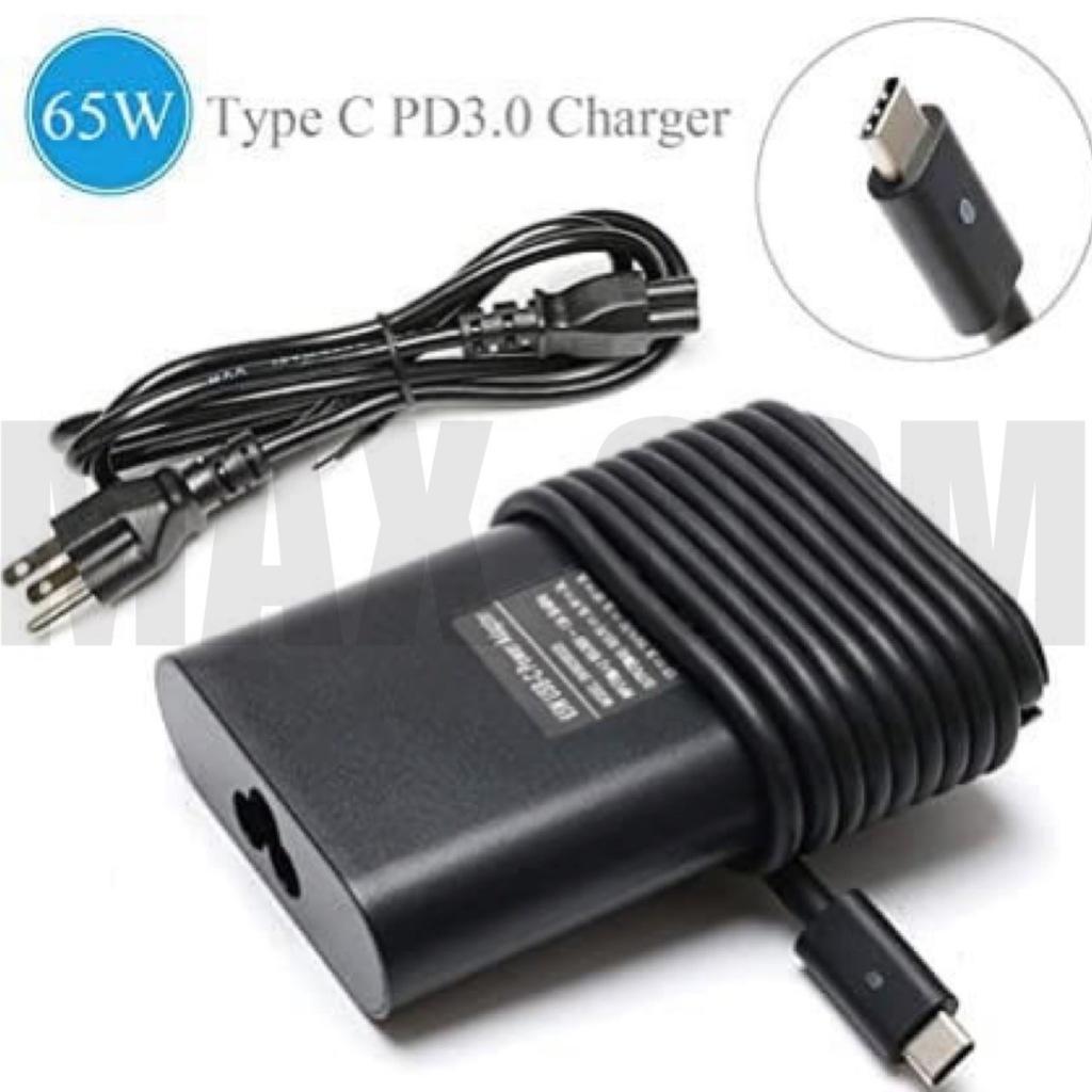 Dell 65W Type-C AC Power Adapter Charger