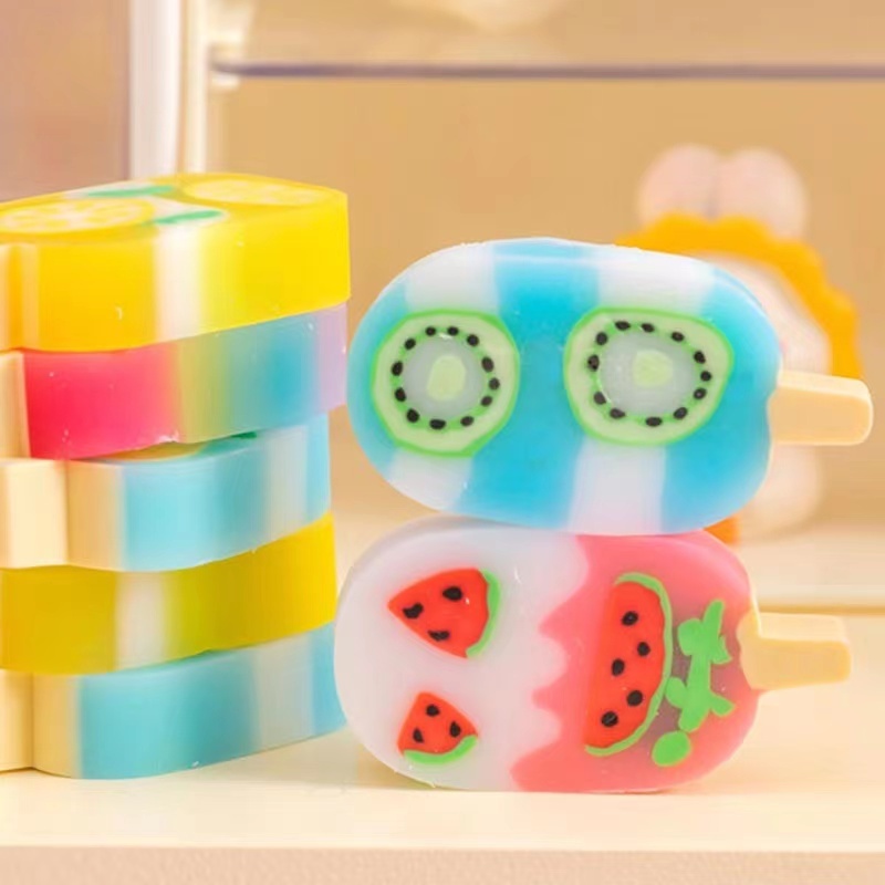 ยางลบดินสอ ไอศครีม ลายน่ารัก พร้อมส่ง กล่องละ4ชิ้น ราคาต่อกล่อง สุ่มสี ราคา ถูกที่สุด ดีลบีเคเค แกลเลอรีภาพที่ 6