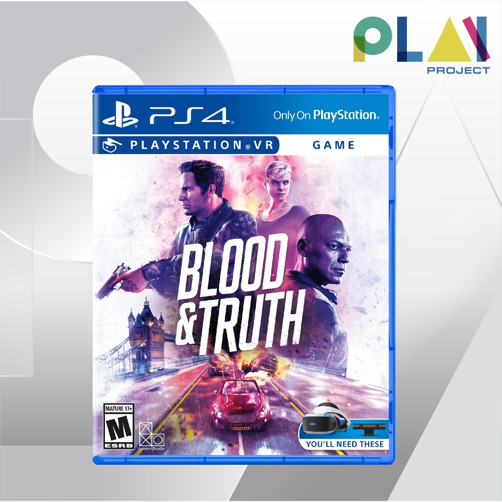 [PS4] [มือ1] Blood &amp; Truth VR [PlayStation4] [เกมps4] [แผ่นเกมPs4]