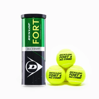 [⚡️ส่งด่วน ได้ของภายในวันนี้] ** Package ใหม่** ลูกเทนนิส Dunlop FORT All Court บรรจุ 3 ลูก/กระป๋อง