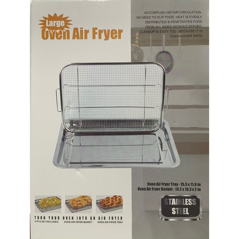 ชุดถาดและตะแกรง Oven air fryer tray and basket
