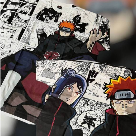 เสื้อยืดลายอนิเมะ  PAIN OVP Bootleg THAILAND FANMADE Hiptrack Size L