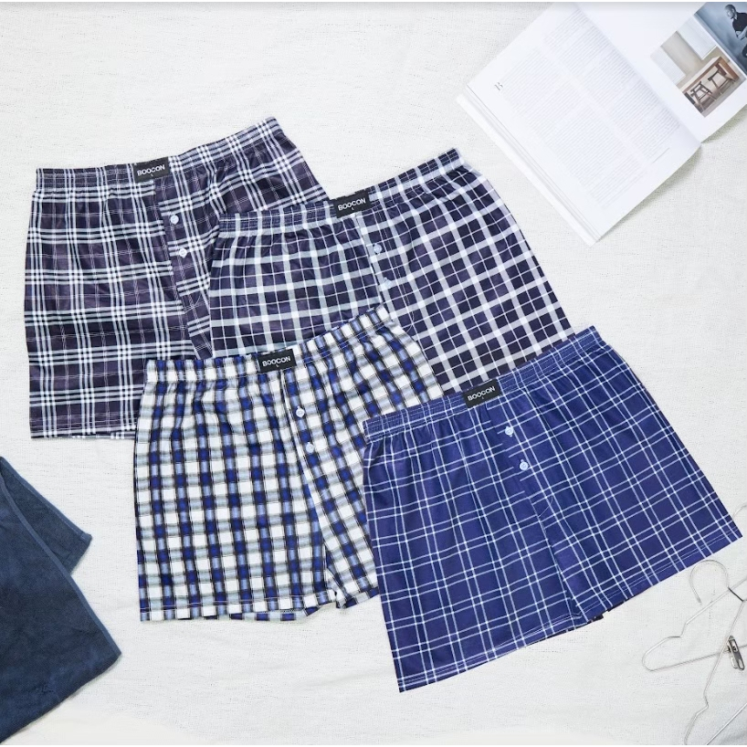 กางเกงบ๊อกเซอร์ เซ็ต 3ตัว boocon boxer กางเกงชั้นในชาย กางเกงขาสั้น ผ้าแห้งไว ระบายอากาศได้ดี สินค้าพร้อมส่ง