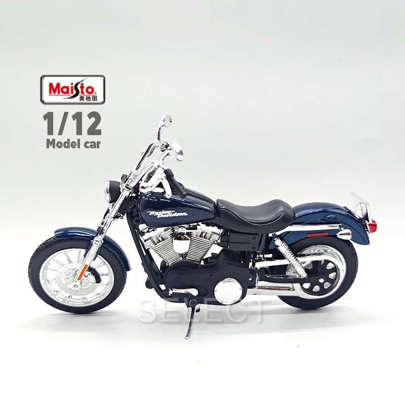 โมเดลรถจักรยานยนต์  Maisto 1:12  HARLEY-DAVIDSON  2006-FXDBI-DYNA-STREET-BOB พร้อมส่ง
