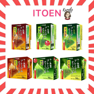 🇯🇵💫 Itoen ถุงชาทรงปิรามิด Genmaicha Premium Green tea ชงน้ำร้อนพร้อมดื่ม ใบชาจากประเทศญี่ปุ่น