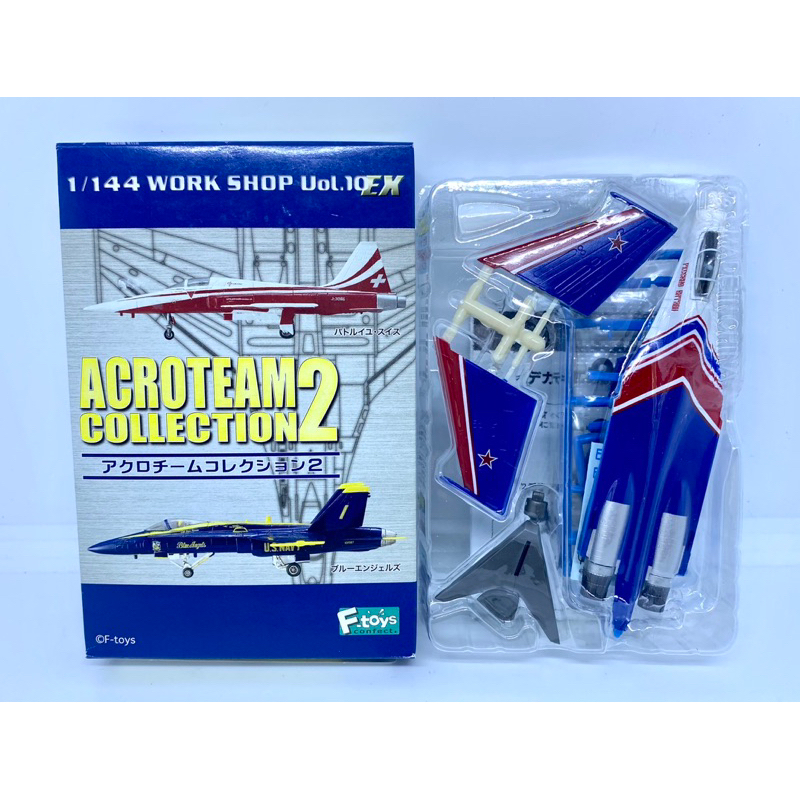 F-toys 1/144 เครื่องบิน Sukhoi Su-27 Flanker ฝูงบินผาดแผลง Russian Knights เบอร์ 3A