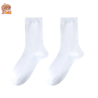 annacny ถุงเท้าข้อยาว 🧦โทนสีพื้น ขนาดFree size ผ้าหนาพิเศษ 🎁 พร้อมส่ง S20