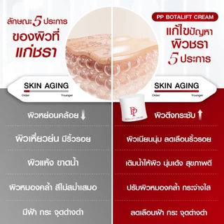 PP Botalift Cream ครีมอาตุ่ย ริ้วรอย ผิวหย่อนคล้อย ไม่กระชับ มีจุดด่างดำ ฝ้ากระ (PP 5 )