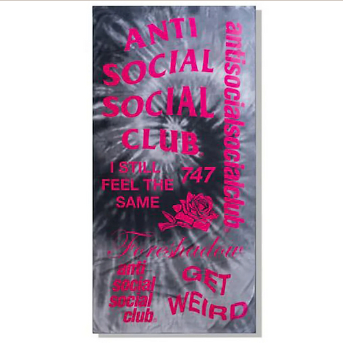 Anti Social Social Club Identity Crisis Towel