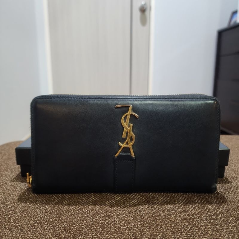 กระเป๋าสตางค์ใบยาว YSL มือสองสภาพดีของแท้