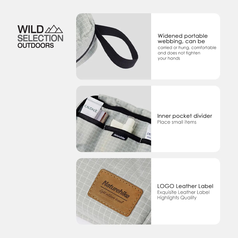 กระเป๋า เก็บของใช้ในห้องน้ำ Naturehike กระเป๋า ห้องน้ำ [✅แท้ประกันศูนย์] SN03 Toiletry Bag NH20SN010