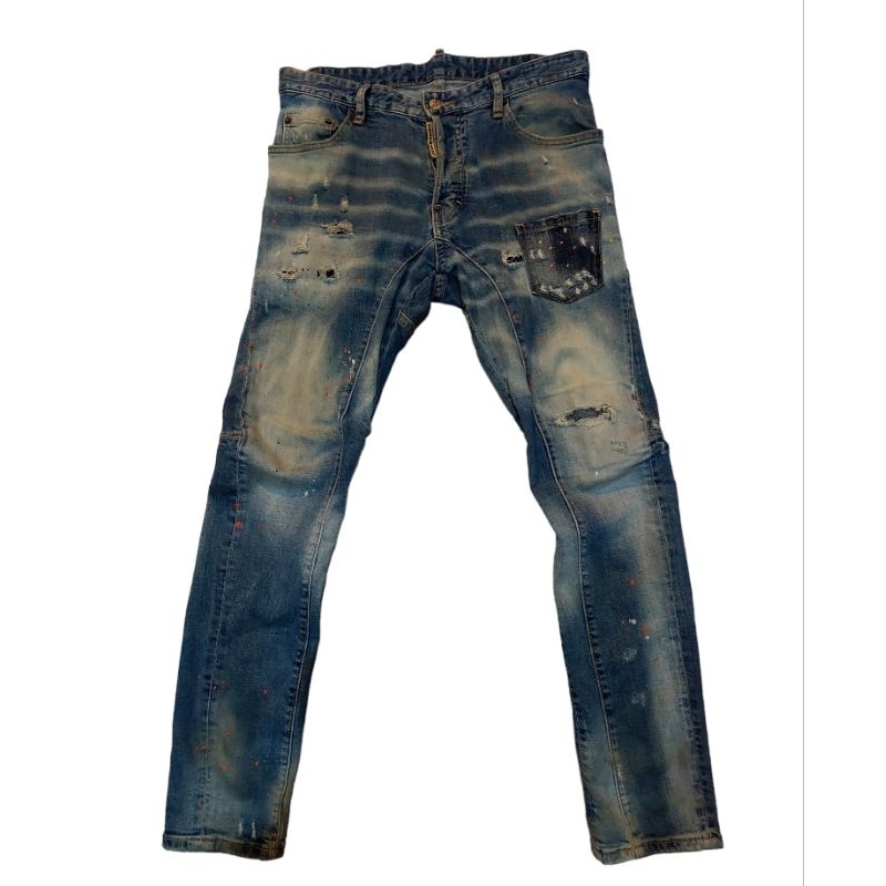DSQUARED2 / Rave On Cool Guy 5-Pocket Jeans Distressed [Made in Italy] / ของแท้