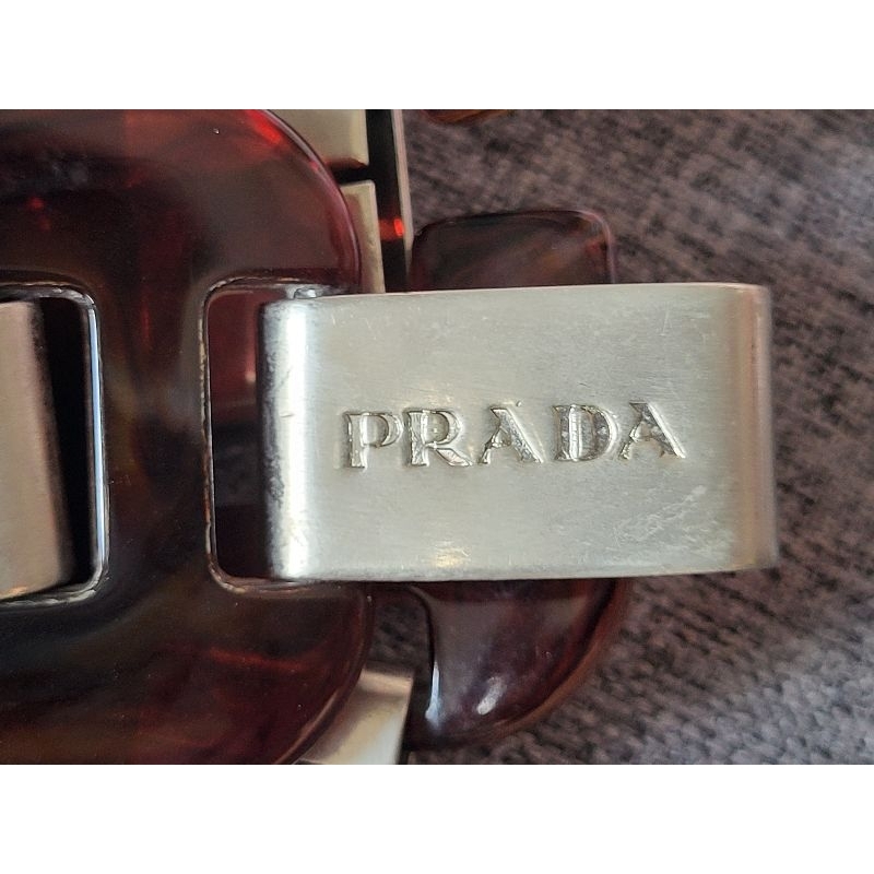 เข็มขัด prada แท้ มือสอง