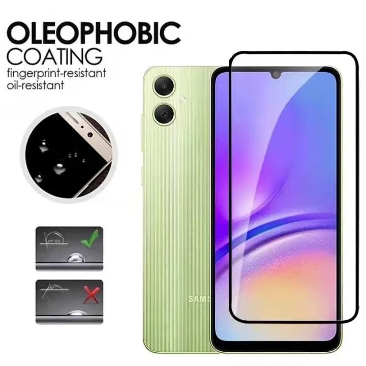 ส่งจากไทย ฟิล์มกระจก ฟิล์มกระจกฟิล์มเต็มจอ Samsung Galaxy A05/ A05S ตรงรุ่น ฟิล์มกระจกกันรอย ฟิล์มหน