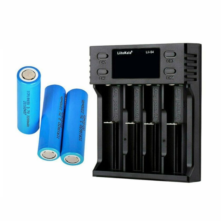 LiitoKala Lii-S4 เครื่องชาร์จถ่าน รางชาร์จ 1.2v 3.7v 4 ช่อง ชาร์จไว ตัดไฟเอง รองรับถ่าน AA / AAA