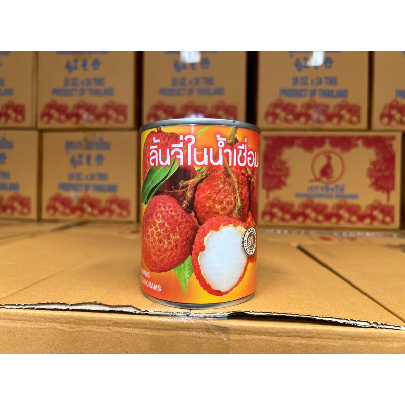 ลิ้นจี่กระป๋องตราจิงโจ้