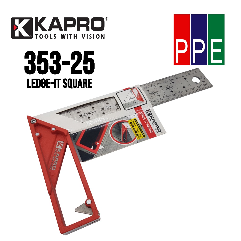 353-25 [Kapro] ฉากเหล็กสแตนเลสขนาด 10" Stainless Ledge-It Square 10"