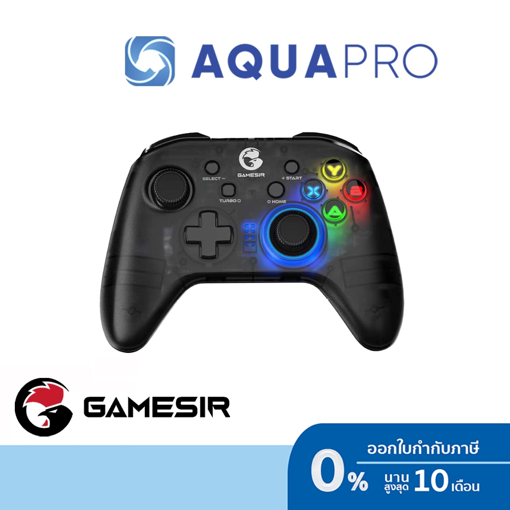 Gamesir T4 PRO Muti-Platform Wireless Gaming Controller Black จอยเกมส์ จอยเกม จอยเกมไร้สาย จอยเกมบลู