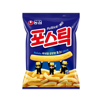 ขนมอบกรอบรสมันฝรั่ง ชนิดแท่ง 70 g. nongshim postick snack 농심 포스틱