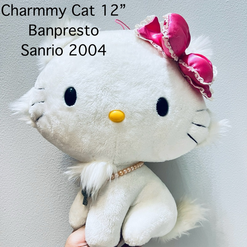 #ตุ๊กตา #ชาร์มมี่ #คิตตี้ #Hello #Kitty #Charmmy #Sanrio #2004 #ขนาด12" #Banpresto #Japan #ลิขสิทธิ์แท้ #ราคาในเนทสูงมาก