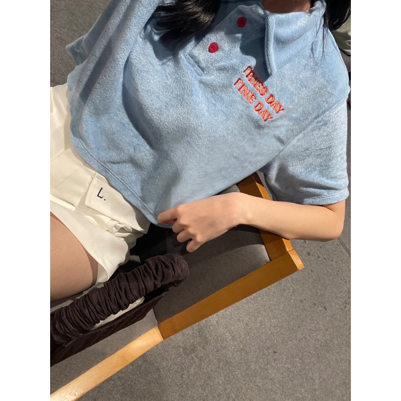 PlainandPlane ll Comfy Polo (Blue)