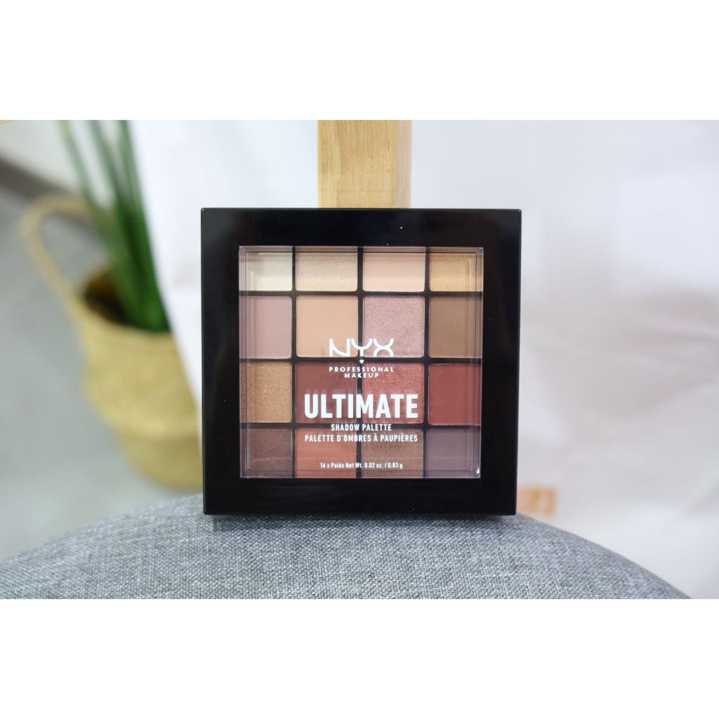 NYX 16 Color Eyeshadow เครื่องสำอาง พาเลตต์อายแชโดว์ 16 สี