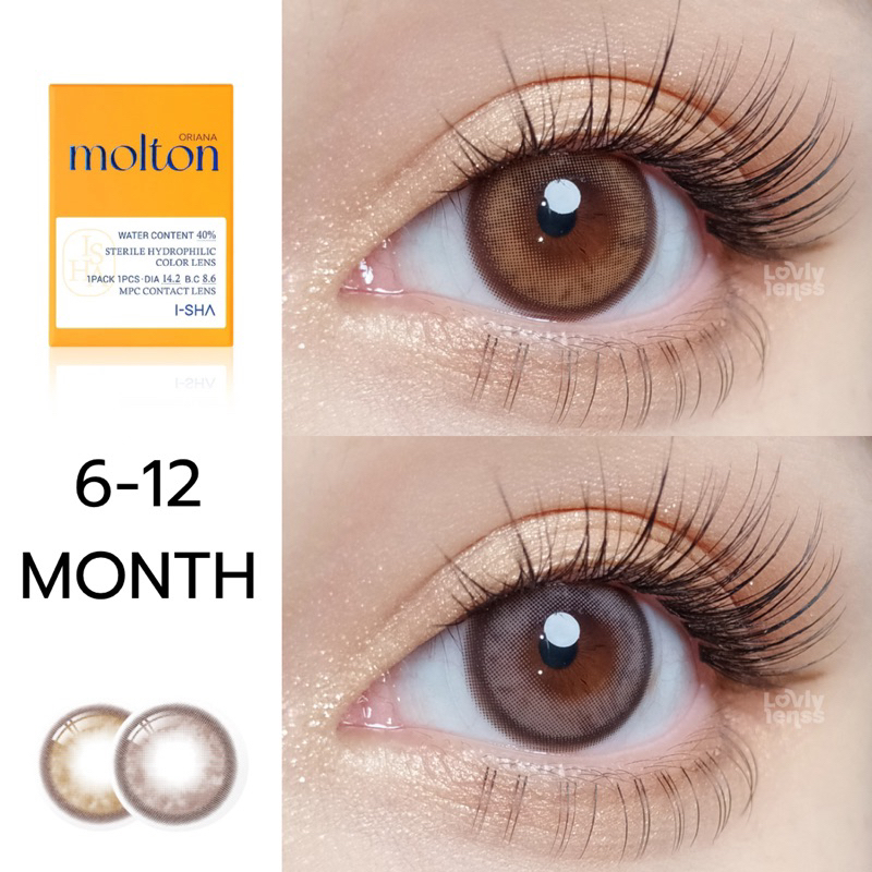 Exp.2027 I-SHA Oriana Molton คอนแทคเลนส์รายปี คอนแทคเลนส์เกาหลี วัสดุ MPC