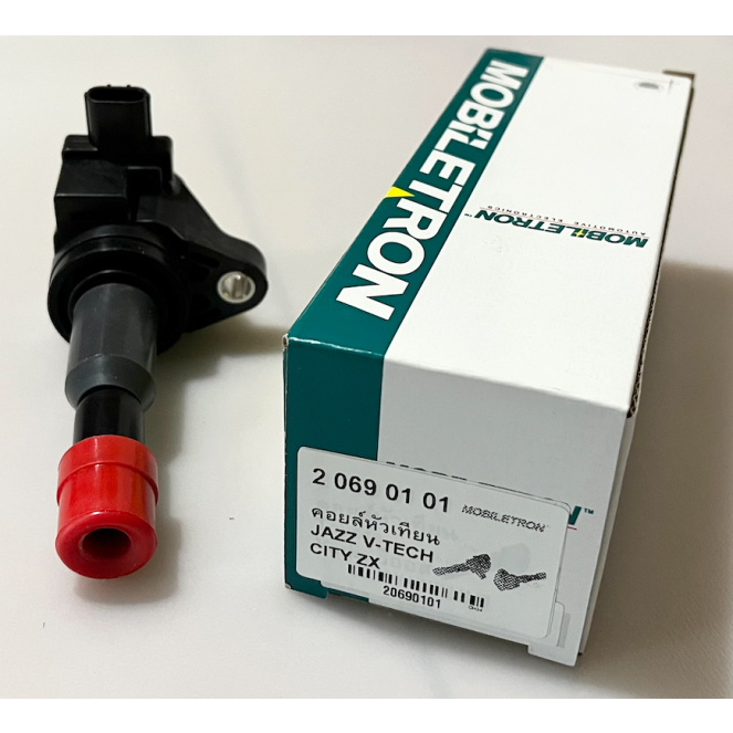 คอล์ยหัวเทียน คอล์ยจุดระเบิด Honda JAZZ V-TECH, CITY ZX '07-08 1.5L Mobiletron 30520-PWC-003 ,206901