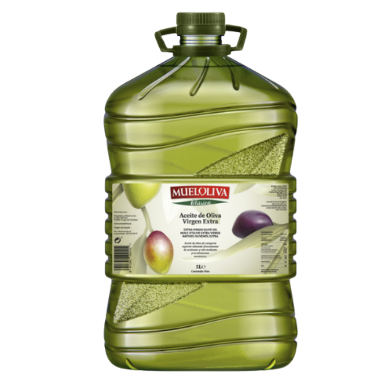 มูเอลโอลิวา น้ำมันมะกอกบริสุทธิ์ จากสเปน 5 ลิตร - Extra Virgin Olive Oil from Spain 5L Mueloliva Brand