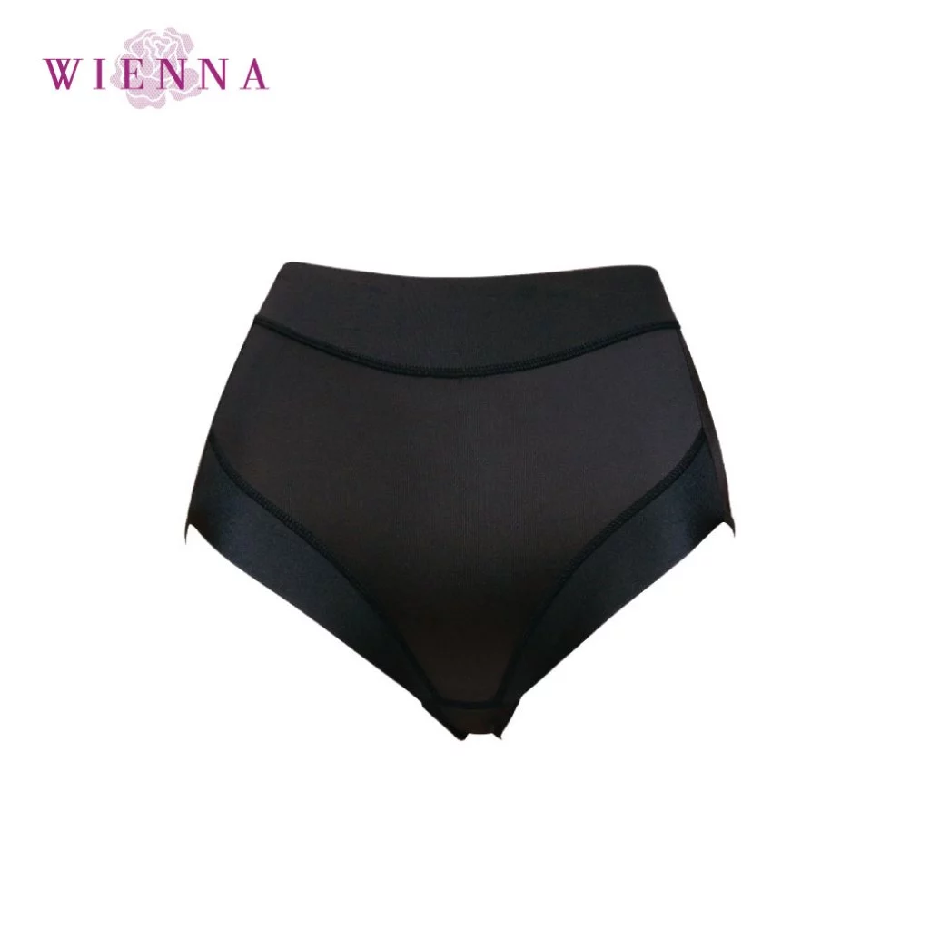 WIENNA PANTS DY31397 แพ้นท์เวียนนา กึ่งสเตย์ เอวสูง ไซซ์ใหญ่ สีดำ เนื้อ ม่วงอ่อน แดง เทา