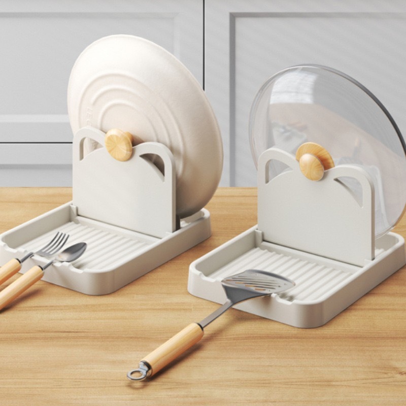 ALL EASY.SHOPที่วางตะหลิว ที่วางทัพพี ที่วางฝาหม้อ ที่วางช้อน วางตะเกียบ กันเลอะ กันร้อนและสะอาด