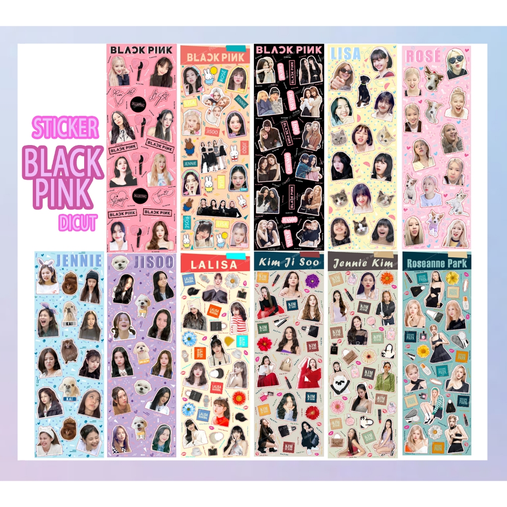 สติ๊กเกอร์มินิ แบล็กพิงก์ BLACKPINK [ไดคัท] Ver.2