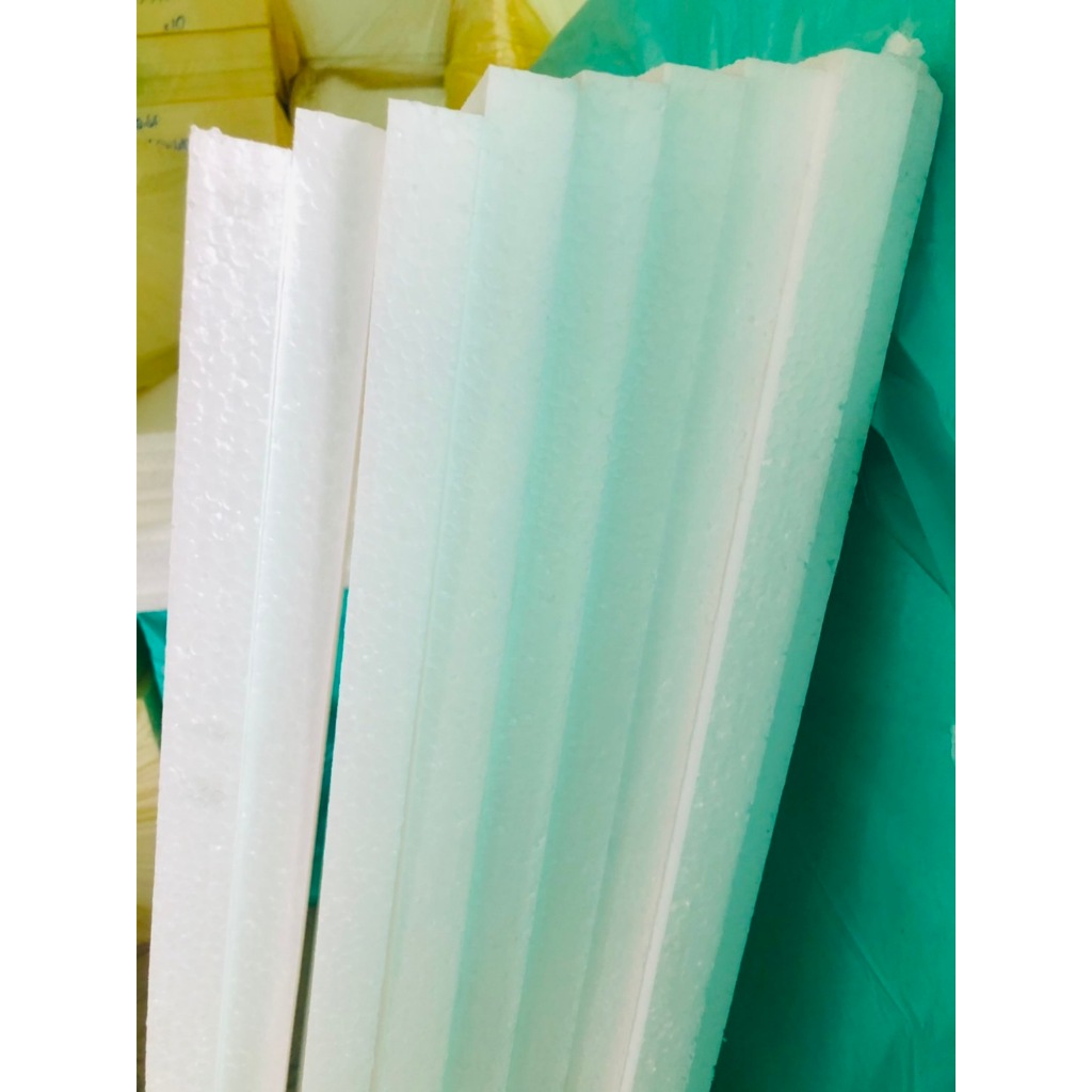 โฟมแผ่น หนา 3/4 นิ้ว (ไม่ถึง 1 นิ้ว) EPS Foam เกรดลามไฟ (P Grade) ขนาด 60 x 120 cm.(หนาแน่น 0.65 ปอน