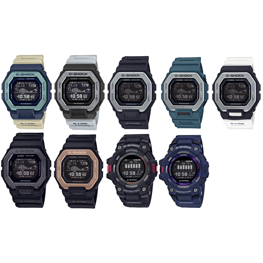 ใหม่ แท้ 100% G-SHOCK รุ่น GBD-100 GBX-100 series  บลูทูธ ออกกำลังกาย ประกันศูนย์  1 ปี(2.GBD-100-1)