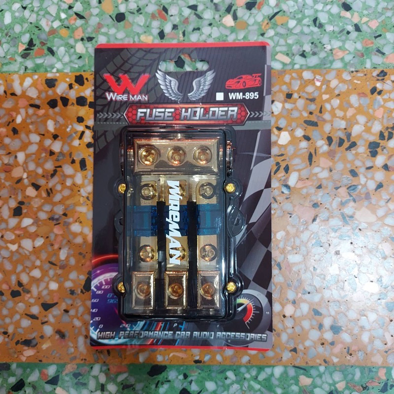 กระบอกฟิวส์รถยนต์ 1 ออก 3 WIREMAN WM-895