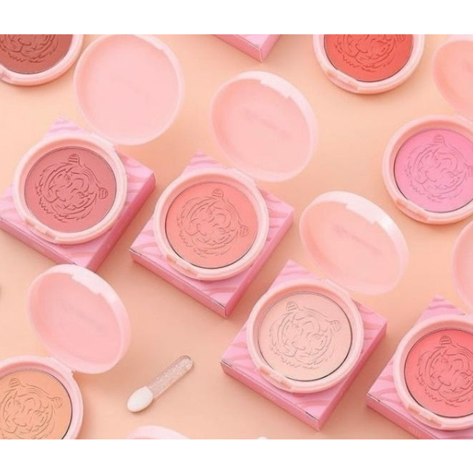 LAMEILA บลัชออน แต่งหน้า โทนสีนู้ด ตลับสีชมพูน่ารัก ขนาด 4.5 กรัม