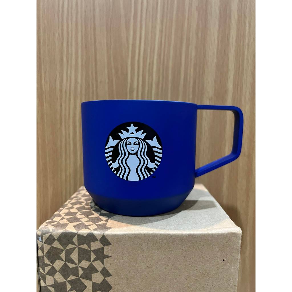 Starbucks Cup DW BLUE -11.8 oz ของแท้ และใหม่ มีกล่อง