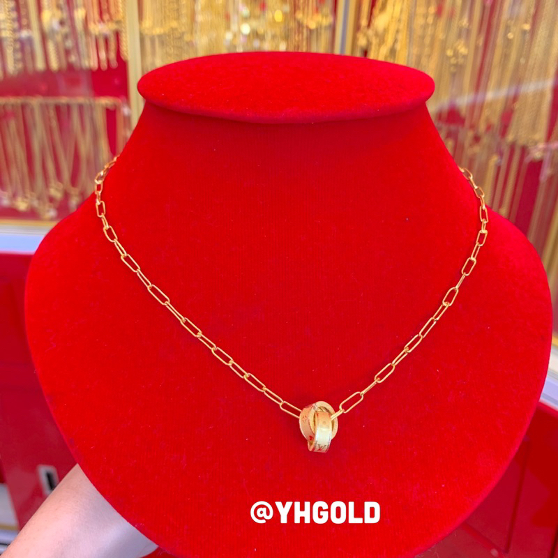 สร้อยคอทอง1สลึง Yonghenggold ทองแท้96.5% มีใบรับประกัน ราคา ถูกที่สุด ดีลบีเคเค แกลเลอรีภาพที่ 5