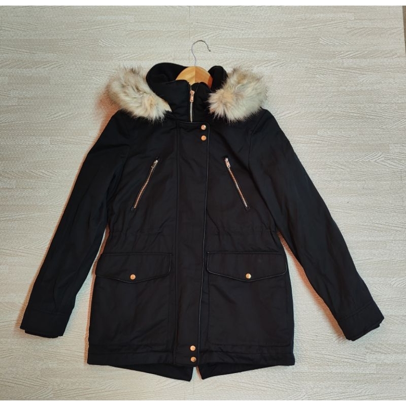 ZARA Trafaluc Outerwear Winter Coat Puffer Jacket เสื้อโค้ท แจ็คเก็ตบุขน มือ2
