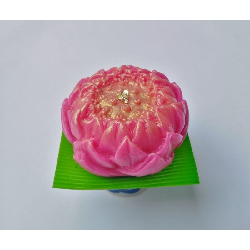 พานขนมดอก​บัวพับ พานดินปั้นมงคล​ บูชาสิ่งศักดิ์สิทธิ์​ บูชาสิ่งที่เคารพนับถือ