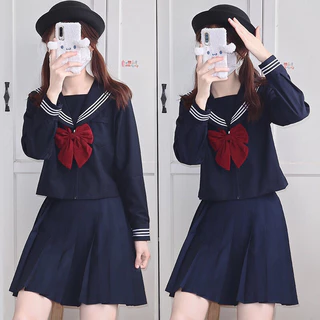 🔥พร้อมส่ง จาก กทม🔥S-5XL ส่งของทุกวัน ชุดนักเรียนญี่ปุ่น เกรดพรีเมี่ยม คอสเพลย์ชุดนักเรียน ชุดแฟนซี