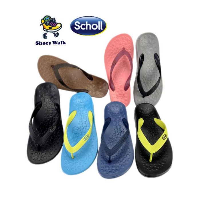 SCHOLL Spectrum 3U-B309 รองเท้าแตะผู้ชาย รองเท้าแตะผู้หญิง สุขภาพ