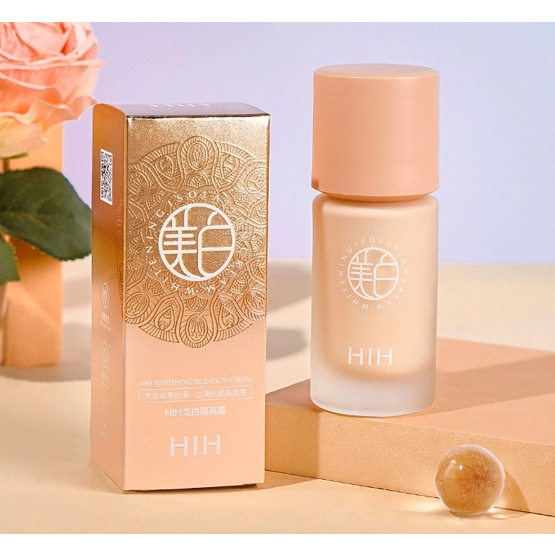 HIH ไพรเมอร์ รองพื้น เบสครี ปรับผิวสว่างกระจ่างใส หน้าเนียนใช้ก่อนแต่งหน้า ขนาด 30 กรัม