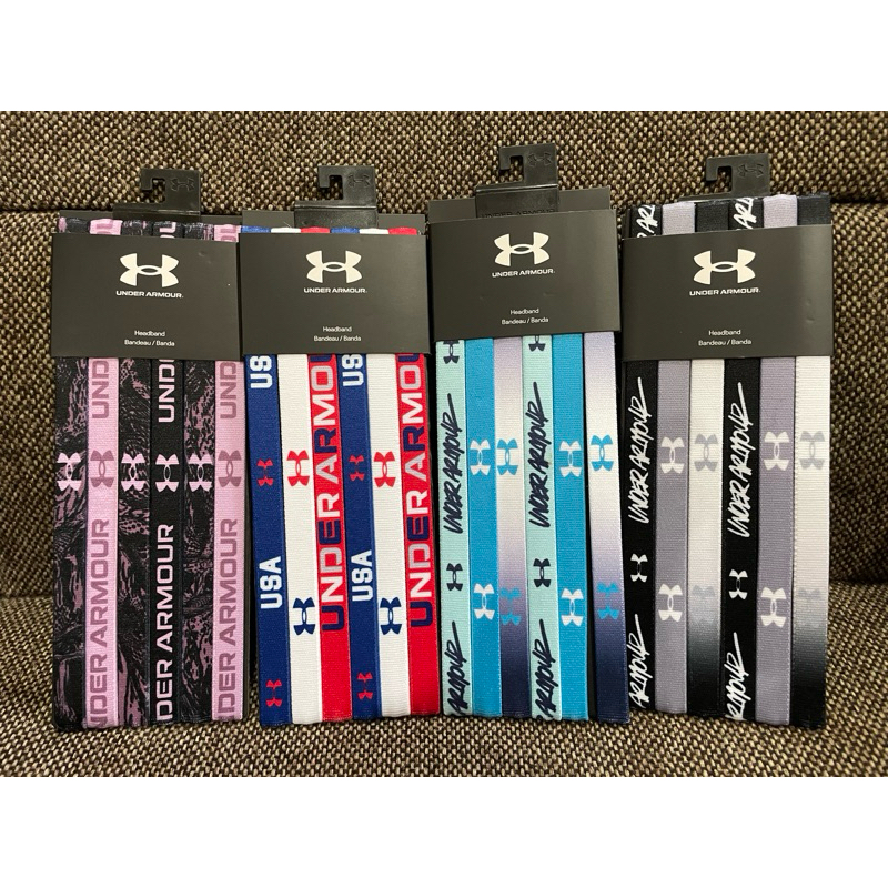 สินค้าพร้อมส่ง สายผ้าคาดผม ออกกำลังกาย Under Armour Jairband ของแท้จากอเมริกา แยกจำหน่าย