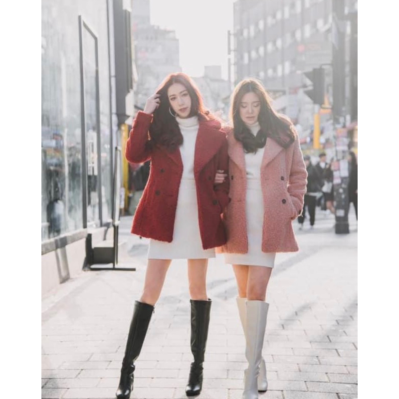 Coatover x Flat2112 Size S โค้ทขนแกะเทียม