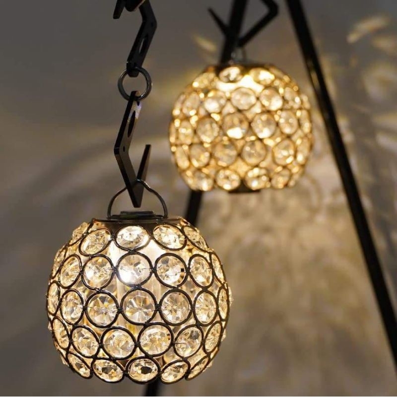 โป๊ะโคมไฟ คริสตัล ของแต่ง Goal zero /Black dog